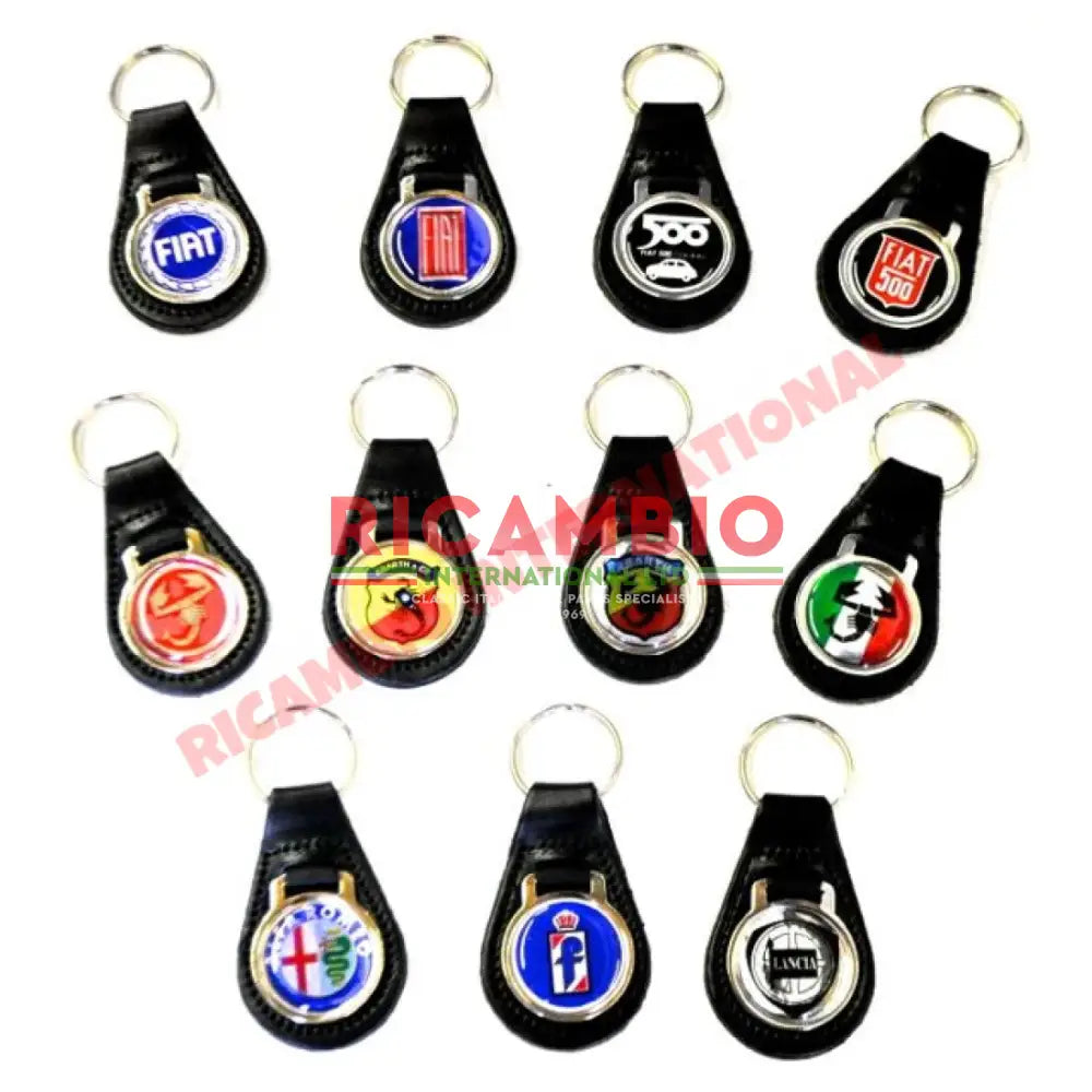 Keyring Black Leather Keyfob - Toys - Gifts & Novelty Items