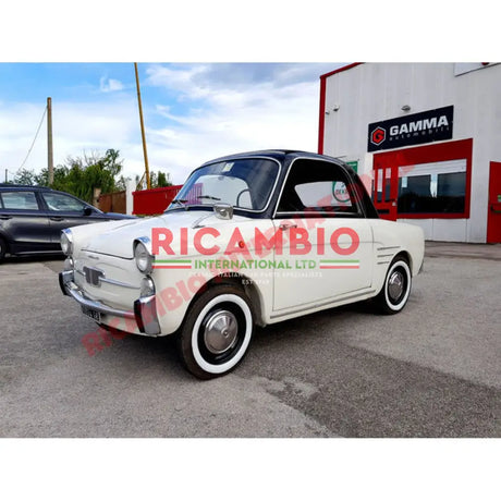 Kit of Black Rubber Bump Stop for Overiders - Autobianchi Bianchina Transformabile Berlina Panoramica - Bianchina