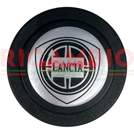 Lancia Horn Push Button - Lancia Delta,Thema,Fulvia,Flavia,Stratos,Beta plus many other Lancia models - Lancia Silver