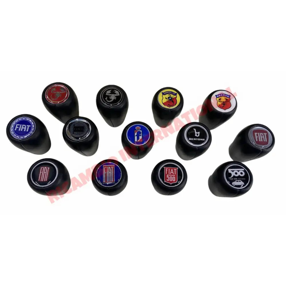 Leather Fiat Gear Knob - Classic Fiat 500,126,600,850,900,124,125,127,128,131 Fulvia plus others - Clutch