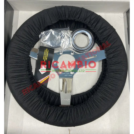 Luisi ’Mugello Classico’ Mahogany Wooden Steering Wheel - Fiat Lancia Alfa Romeo - Steering