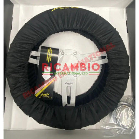 Luisi ’Sharav 315’ Black Leather Steering Wheel - Fiat Lancia Alfa Romeo - Steering