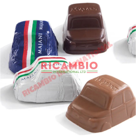 Majani Cinquini Assorted Milk & Dark Fiat 500 Chocolates - Gluten Free - Gifts - Confectionary - Furniture and Novelty