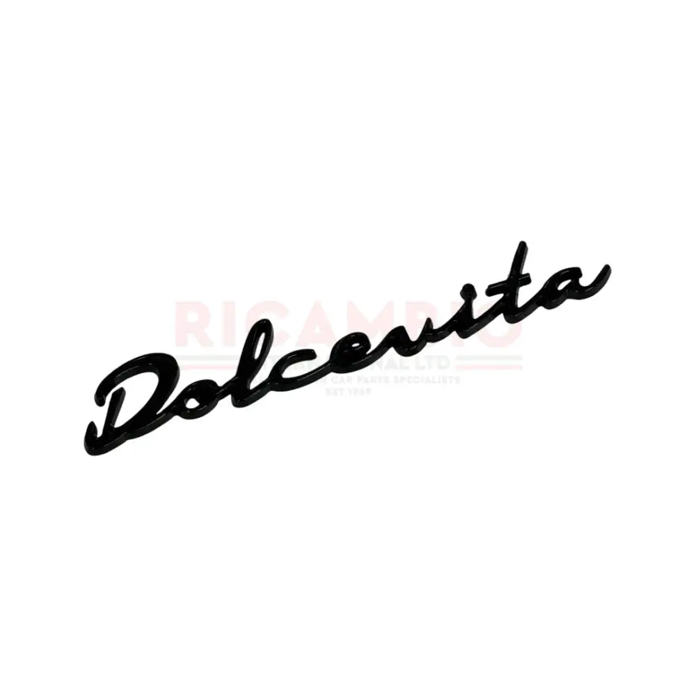 Metal ’Dolcevita’ Badge - Black - Badges & Emblems