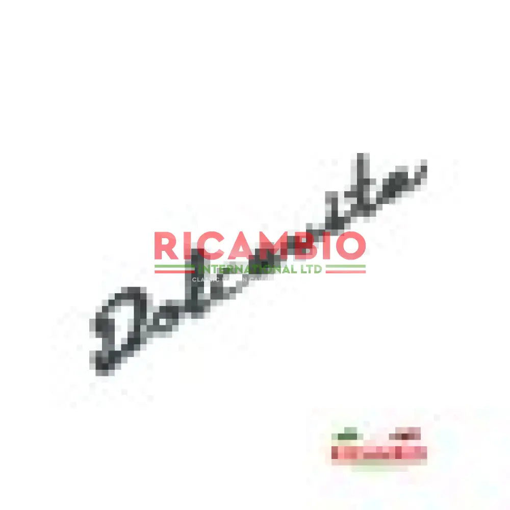 Metal ’Dolcevita’ Badge - Chrome - Badges & Emblems