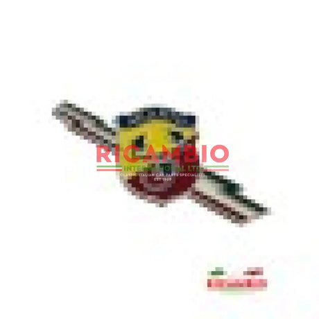 Metal & Enamel Abarth Badge Selection - Abarth Flash 40mm - Badges & Emblems