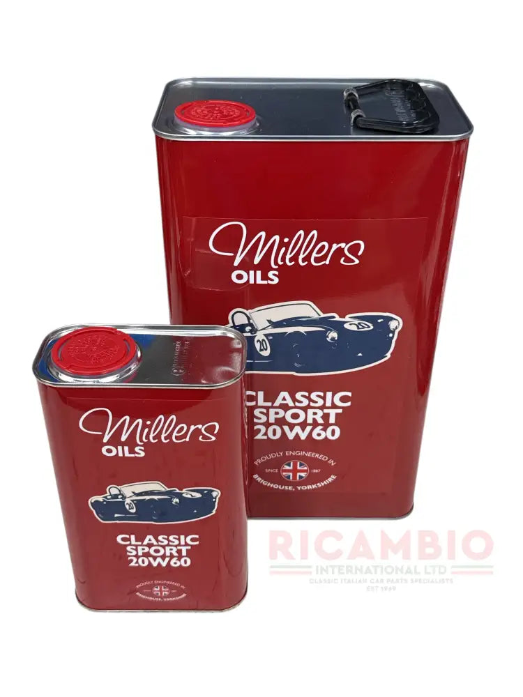 MILLERS Classic Sports Car Engine Oil (20W60) - 1 litre - Lubrication