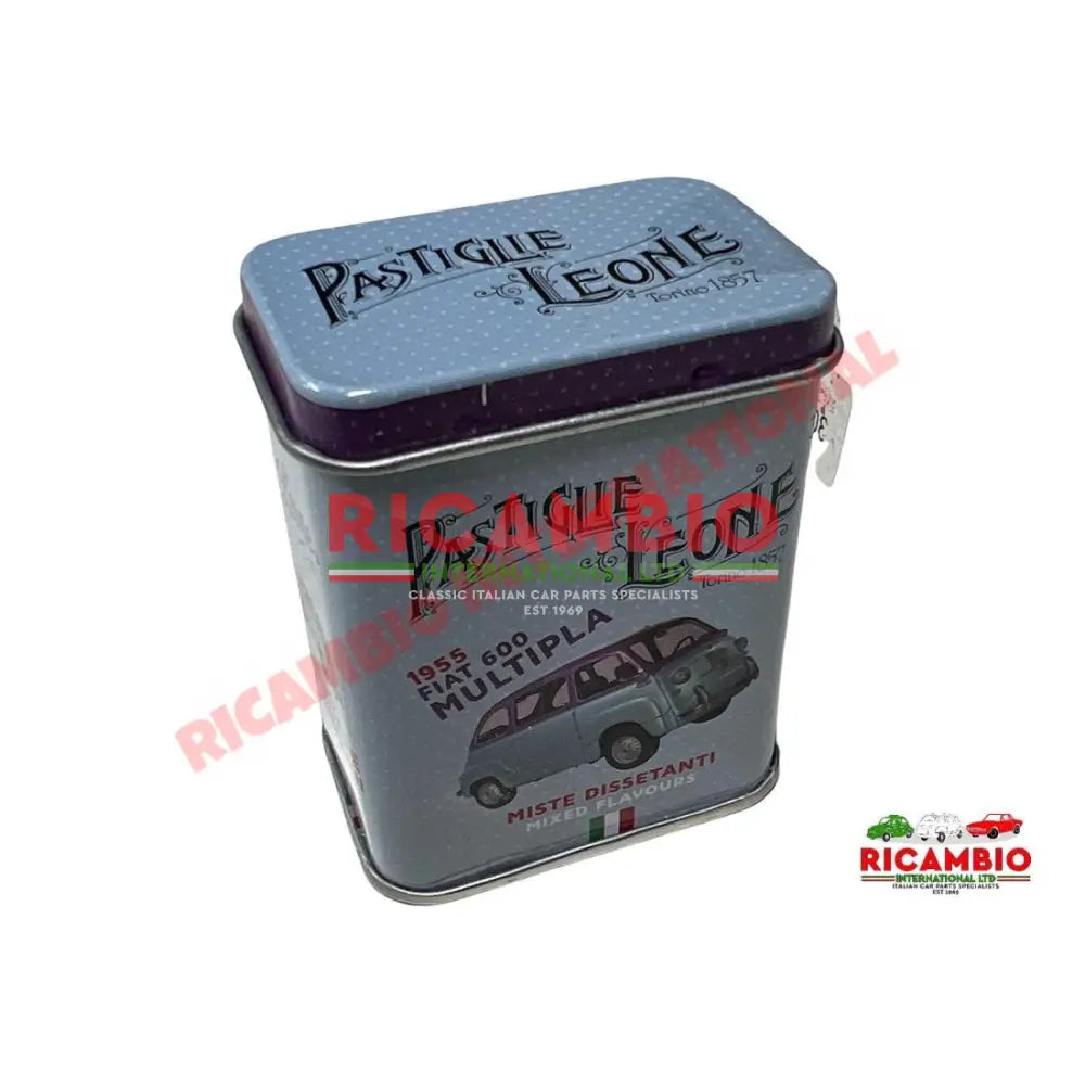 Mixed Flavour Lozenges in Classic Car Collector’s Tin 30g – Fiat 600 Multipla - Toys - Gifts & Novelty Items