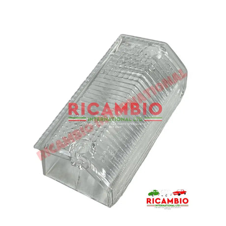 N/S Left Hand Front Indicator Lamp Lens White - Autobianchi A112 - Lights - Lamps and Lenses