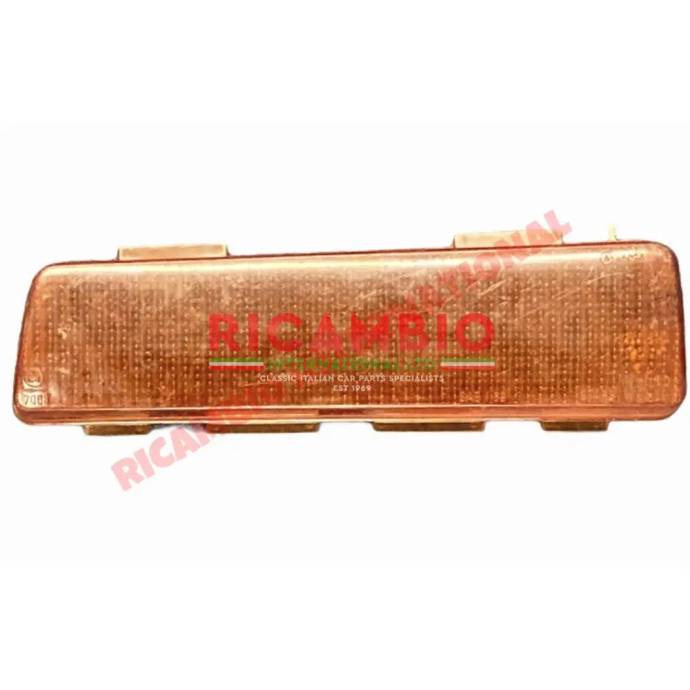 N/S Left Hand Rear Lamp Lens Cover AMBER - Fiat 124 - Lights - Lamps & Lenses