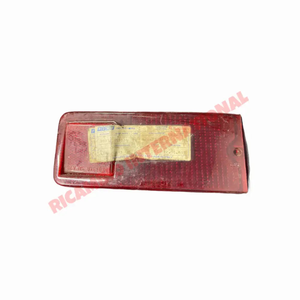 N/S Left Hand Rear Lamp Lens Cover RED - Fiat 127 - Lights - Lamps and Lenses