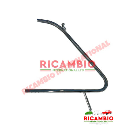 O/S Right Hand Chrome Quarter Light Frame (BEST AVAILABLE) - Classic Fiat 500 D,F,L,R - Glass & Associated Parts