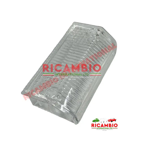 O/S Right Hand Front Indicator Lamp Lens White - Autobianchi A112 - Lights - Lamps and Lenses