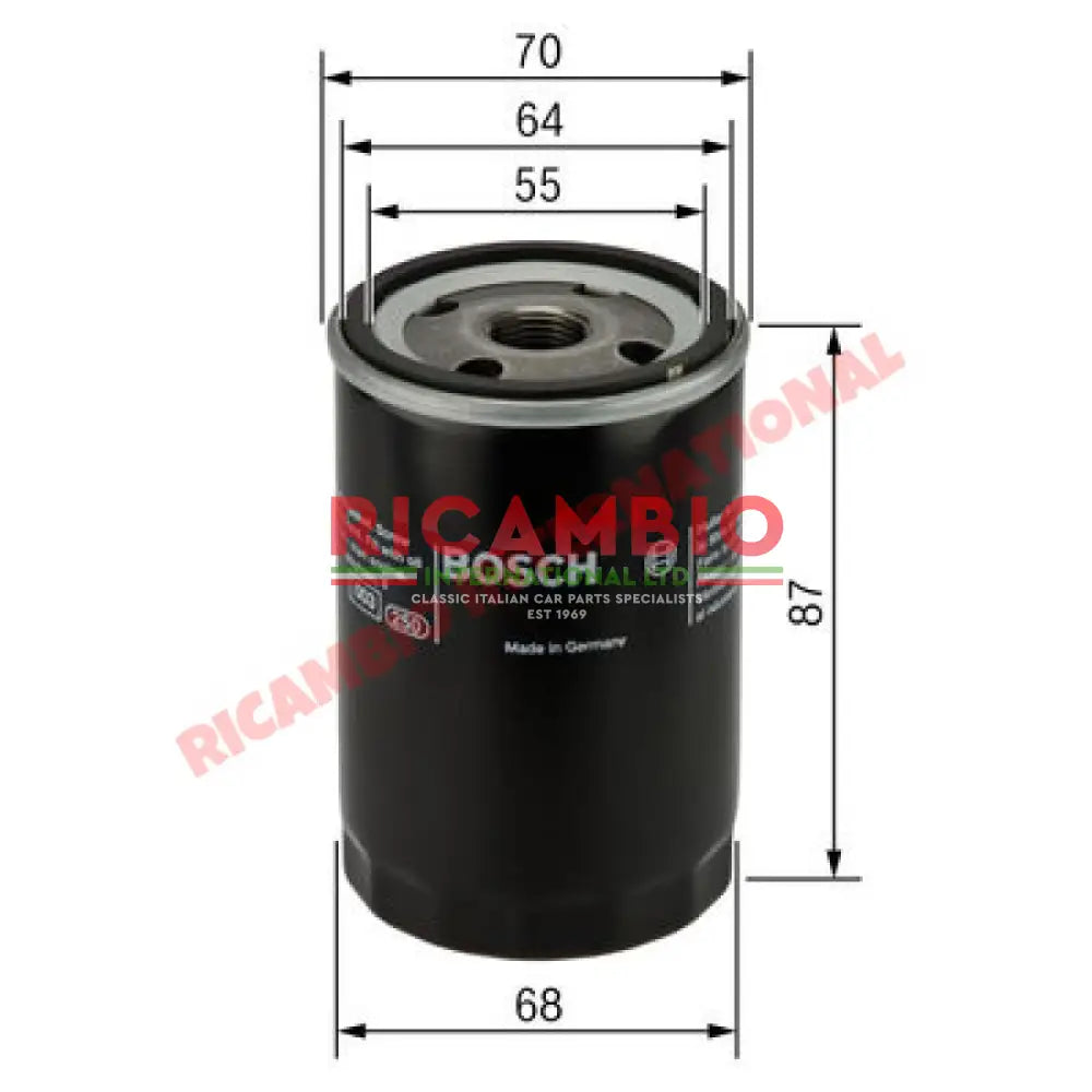 Oil Filter - New Fiat 500,New Fiat Panda,Punto MK1,Punto MK2,Seicento,Bravo,Brava,Marea,Stilo,Doblo Alfa Romeo Mito