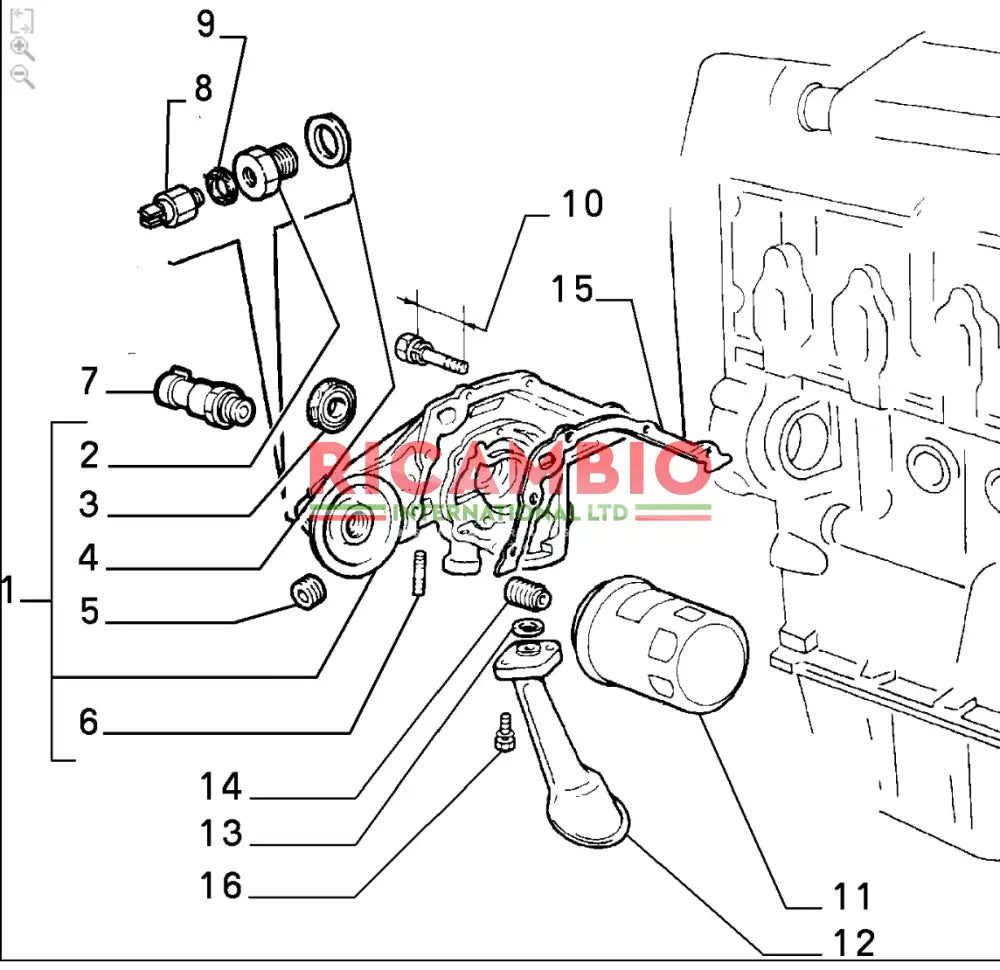 Oil Pressure Switch - Classic Fiat Panda - oil pressure