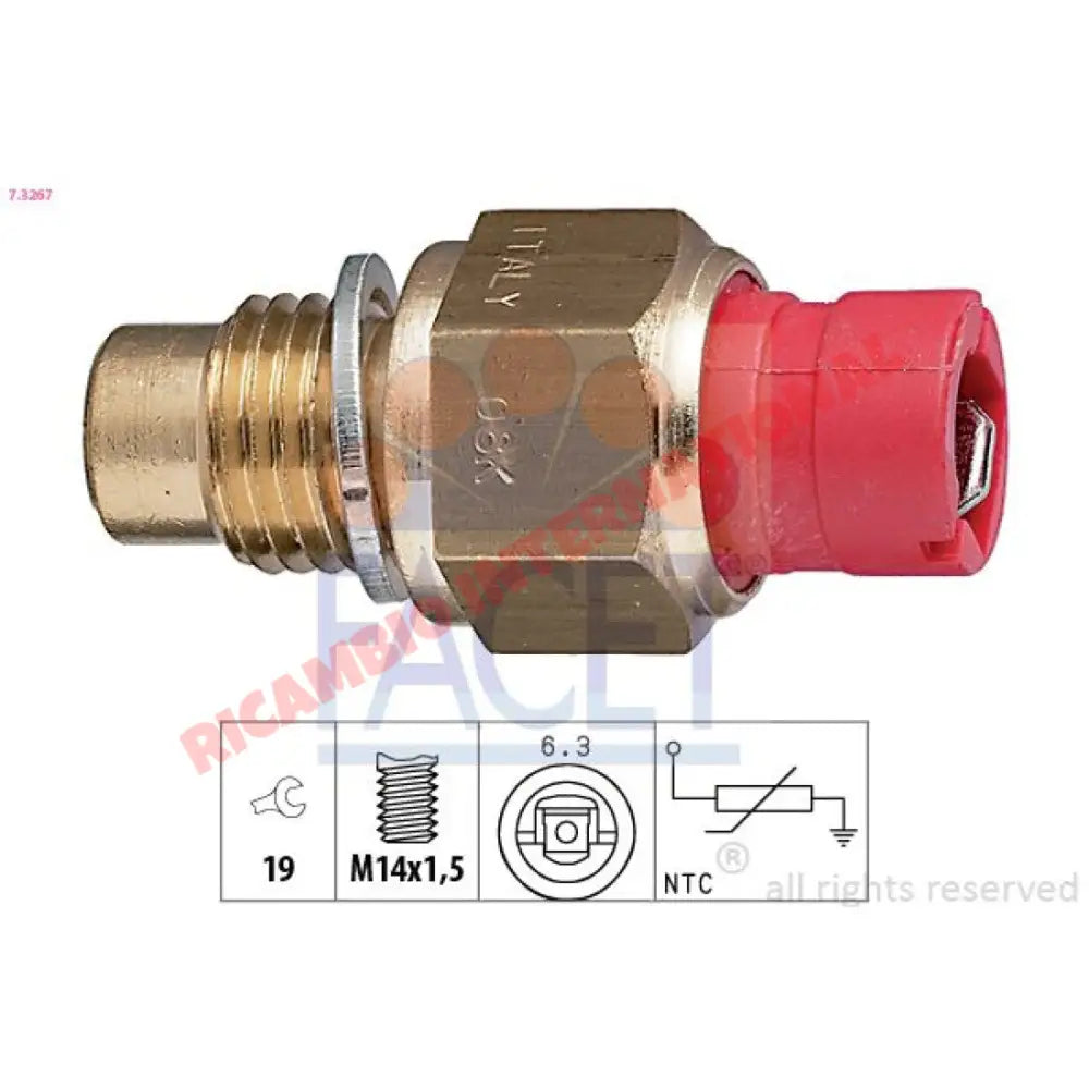 Oil Temperature Sensor Sender/Switch - Fiat Uno Turbo Coupe 16V & 20V,Tipo Lancia Y10,Thema,Delta,Fulvia - Engine Parts