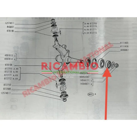 Outer Front Wheel Bearing (SKF639169) - Fiat 600T,850T,1100,1500/1600 Convertible - Axles - Shaft - Joints and Couplings