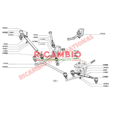 Outer Track Rod End - Classic Fiat 500 126 600 850 124 - Steering