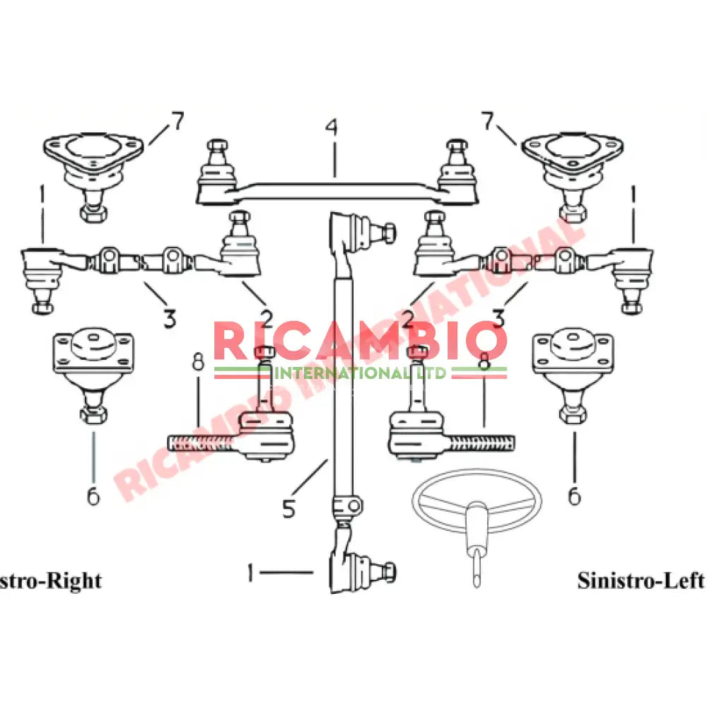 Outer Track Rod End - Fiat 238 - Fiat 238 - 241 - 242