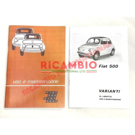 Owners User Manual - Classic Fiat 500 - Books and Manuals