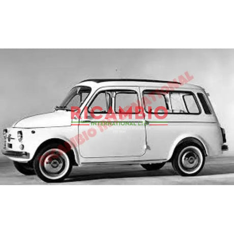 Pair of Aluminium Rear Wing Mouldings (1150mm) - Classic Fiat 500 - Exterior Parts and Trim