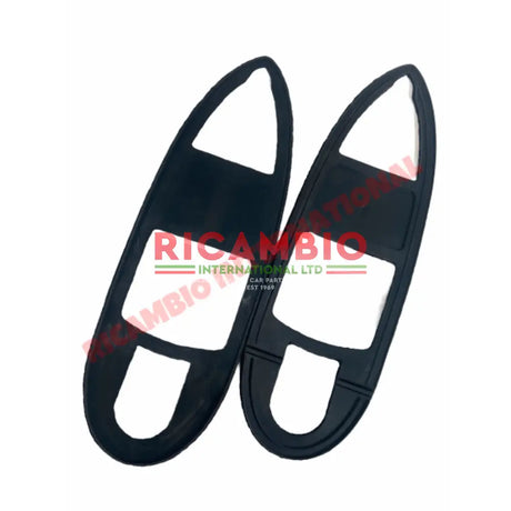 Pair of Rear Lamp External Rubber Seal - Autobianchi Bianchina - Lights - Lamps and Lenses