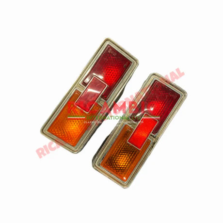 Pair of Rear Lamps - Fiat 124 Special - Lights - Lamps & Lenses