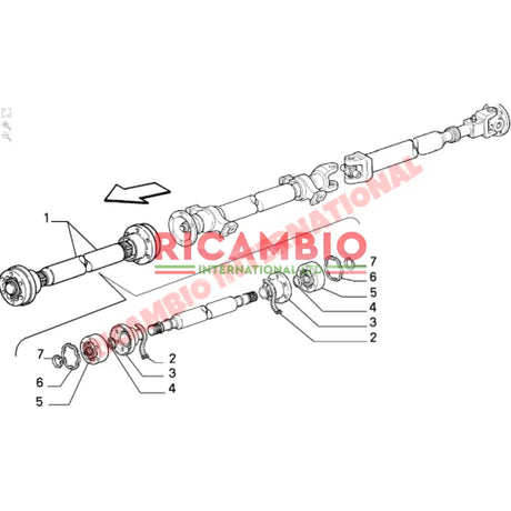 Prop Shaft Rubber Boot - Classic Fiat Panda Lancia Delta Integrale Alfa Romeo 164 - Axles - Shafts and Joints