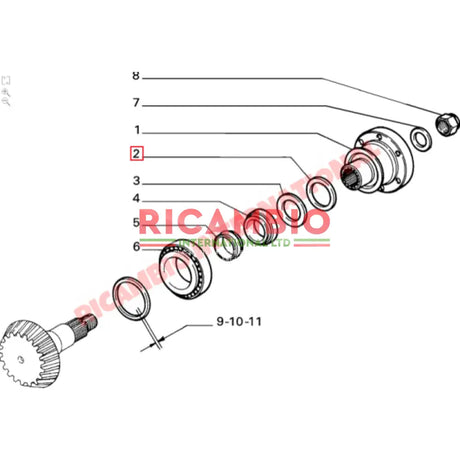 Prop Shaft Seal - Lancia Delta Integrale - Clutch and Transmission Parts
