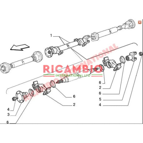Prop Shaft Support - Classic Fiat Panda - Suspension and Related Parts
