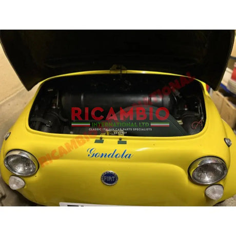 Racing Green Mohair Spare Wheel Cover - Classic Fiat 500 - Wheels - Tyres and Tubes