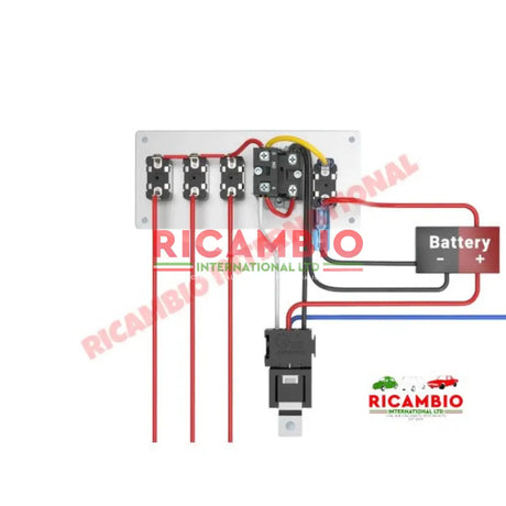 Racing Style Carbon Look Ignition Switch Panel - Ignition and Electrical Items