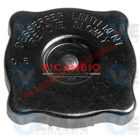 Radiator Cap (0.5 BAR) - Fiat 124,131,Regata,Strada/Ritmo Lancia Fulvia,Beta,Gamma,Prisma - Heating and Cooling