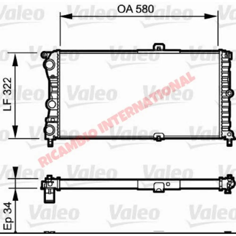 Radiator - Fiat Punto 1.4 GT Turbo - Heating and Cooling