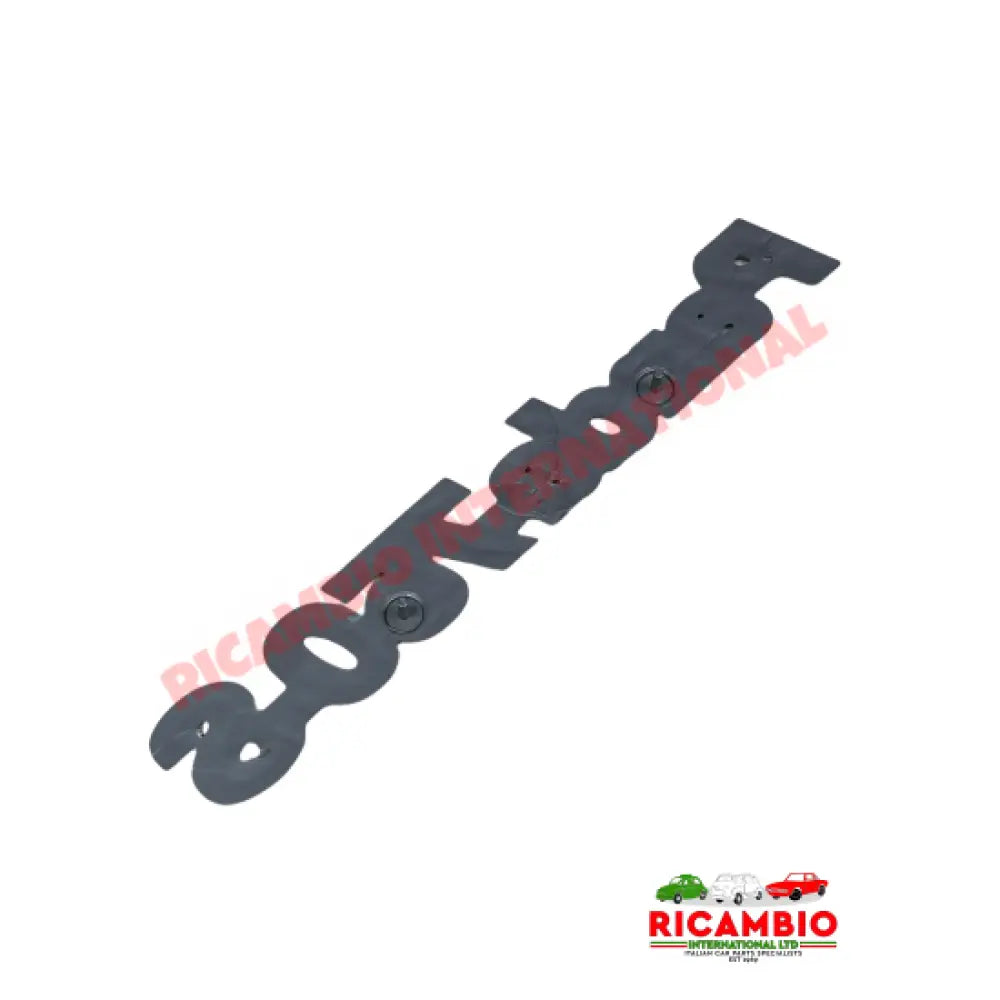 Rear Badge - Classic Fiat Panda 750S - Badges & Emblems