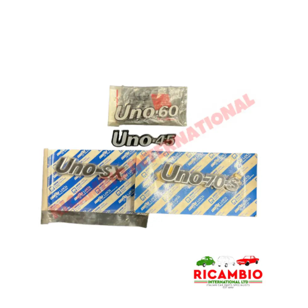 Rear Badge - Fiat Uno MK1 - Uno