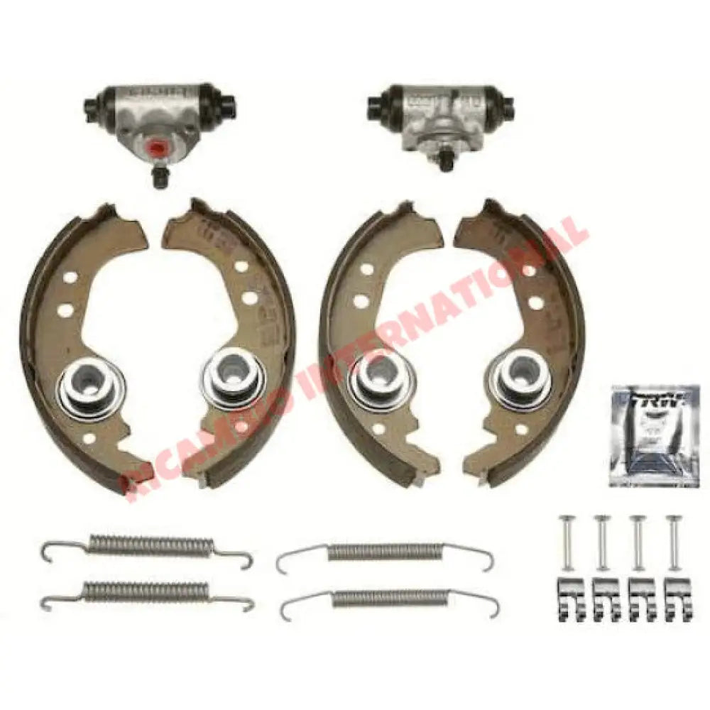 Rear Brake Kit (Shoes,Cylinders,Springs,Fittings) - Fiat Strada/Ritmo Lancia Delta A112 Abarth - Brakes