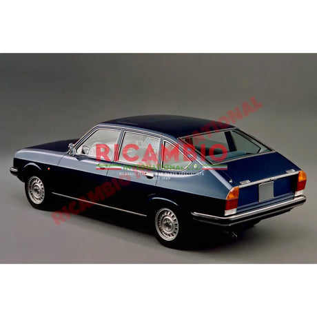 Rear Bumper (Stainless Steel) - Lancia Beta - Bumpers & Assorted Exterior Trim