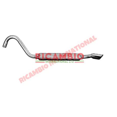 Rear Exhaust - Fiat 124 Sport Coupe - Exhaust
