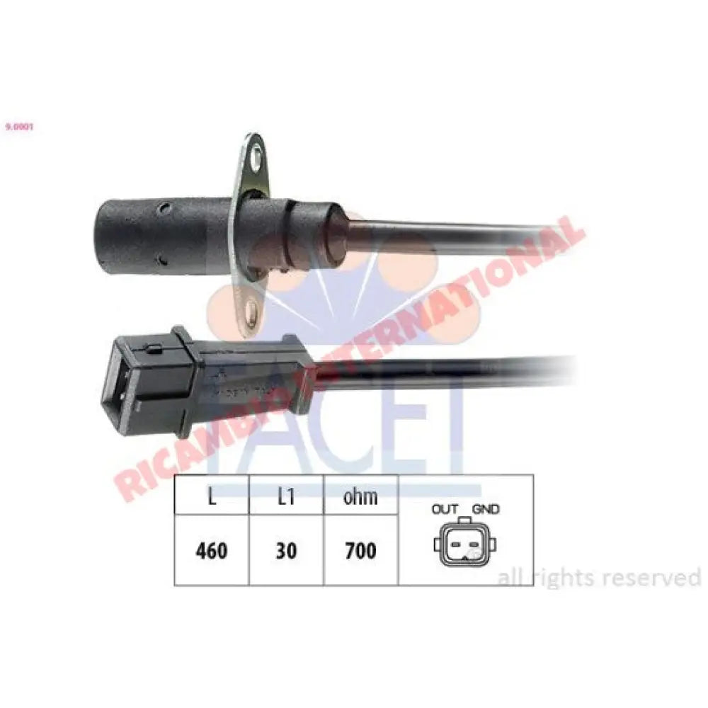Rear Flywheel Sensor - Fiat Uno Turbo Lancia Thema - Electrical