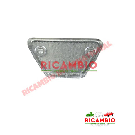 Rear Number Plate Lamp Lens Cover - Fiat 124 Spider - Lights - Lamps & Lenses