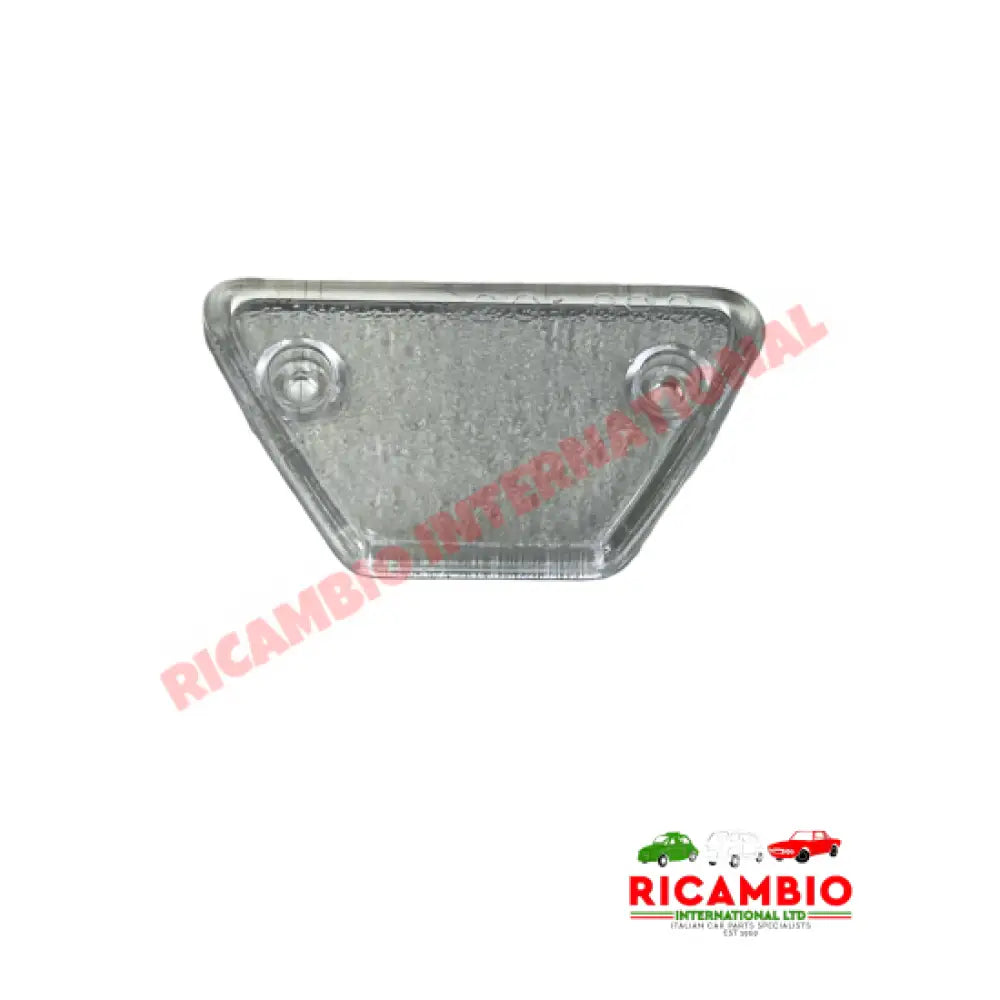 Rear Number Plate Lamp Lens Cover - Fiat 124 Spider - Lights - Lamps & Lenses