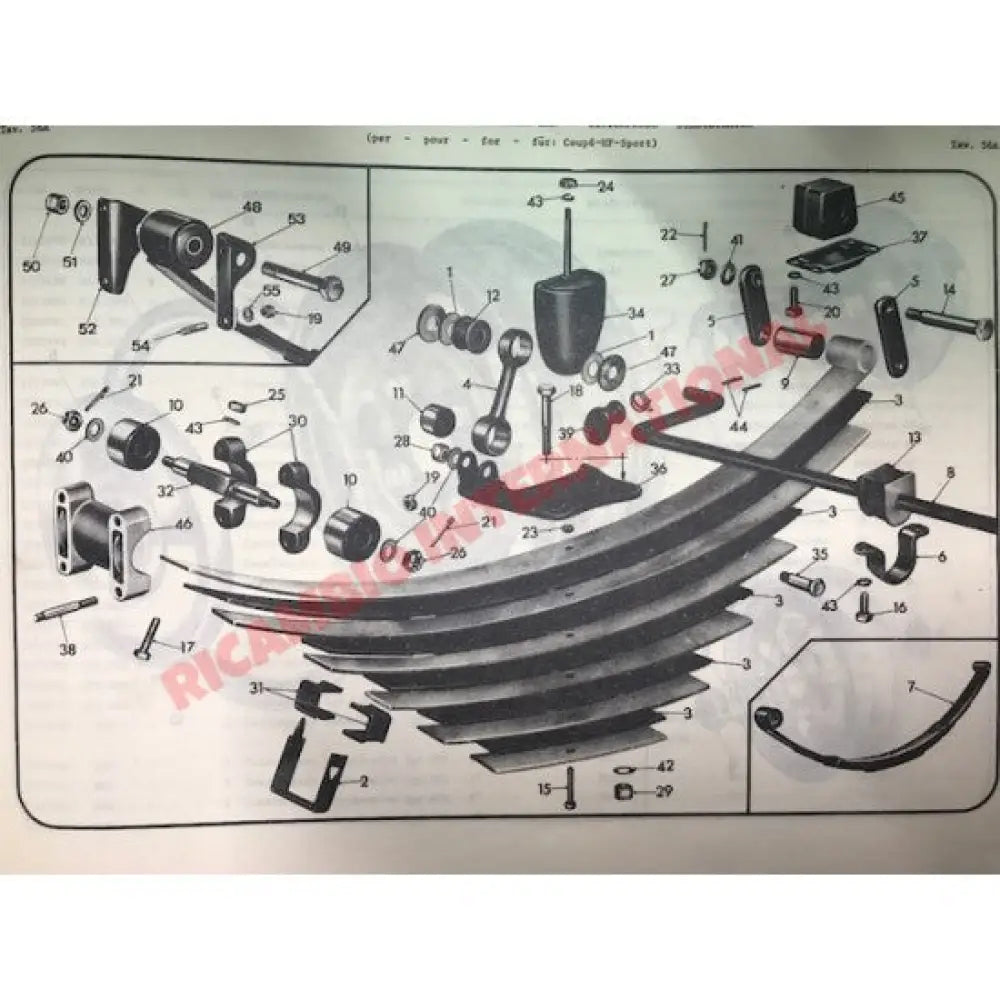 Rear Reaction Bar Bush - Lancia Fulvia - Suspension