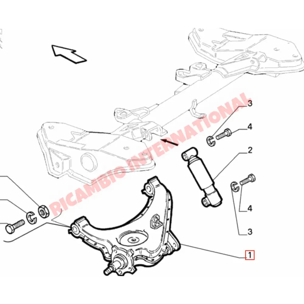 Rear Suspension Arm Bush Kit - New Fiat Panda Cinquecento & Seicento - Steering - Shaft & Suspension