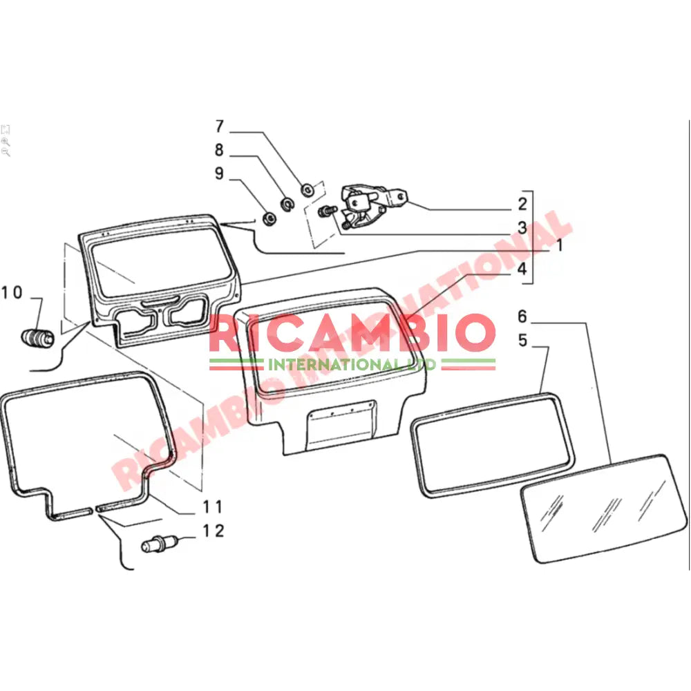 Rear Tailgate Skin - Fiat Uno - Body Part & Panels