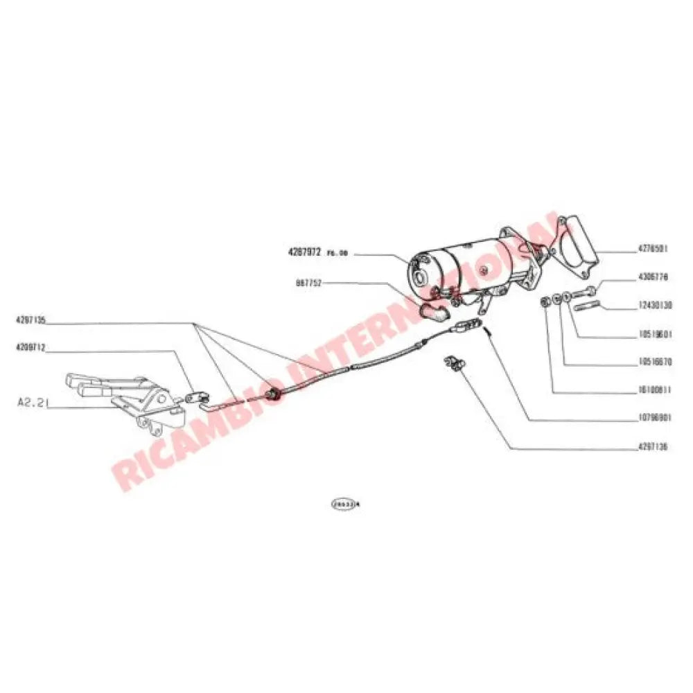 Reconditioned Starter Motor - Classic Fiat 500 126 - Reconditioned Parts