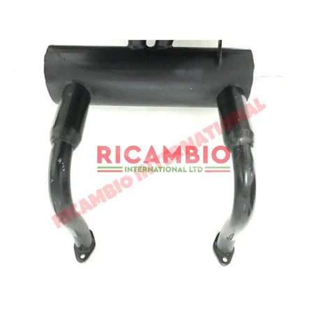 Record Monza’ Sports Exhaust Chrome Twin Pipe - Classic Fiat 500 126 - Exhaust and Associated Parts