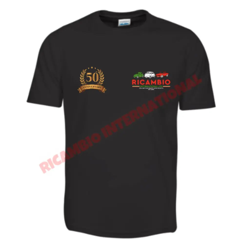 Ricambio ’50th Anniversary’ Performance T-Shirt - Classic Fiat 500 Parts & Spares