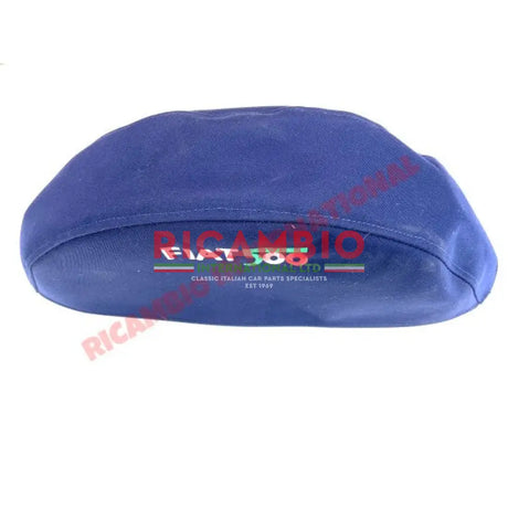 Royal Blue Mohair Spare Wheel Cover- Classic Fiat 500 - Classic Fiat 500 Parts & Spares