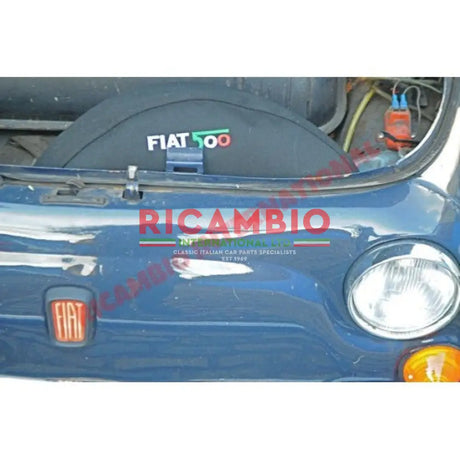 Royal Blue Mohair Spare Wheel Cover- Classic Fiat 500 - Classic Fiat 500 Parts & Spares